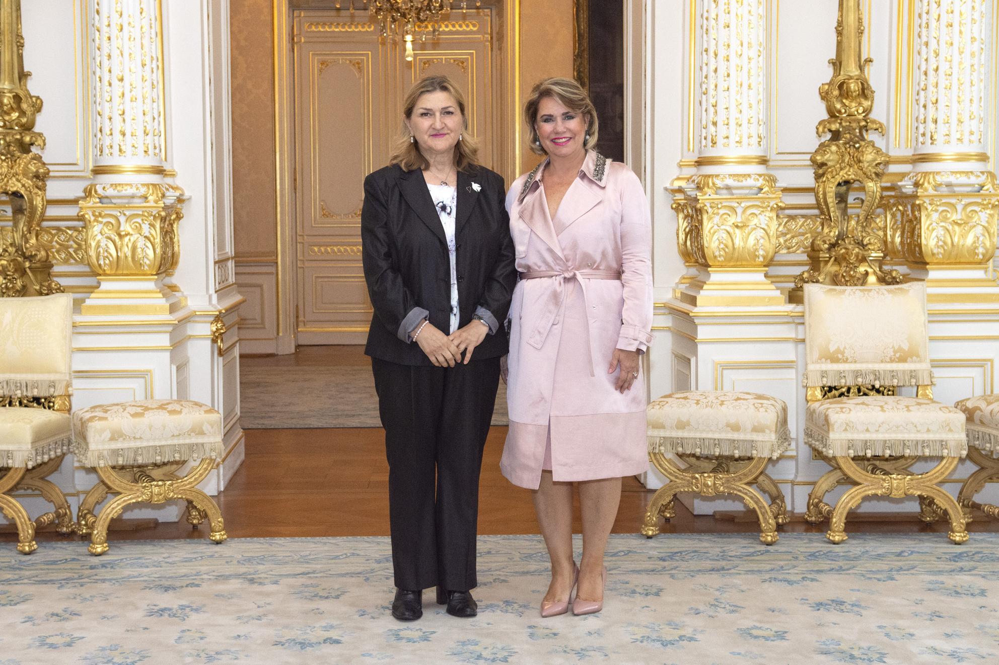 Son Altesse Royale la Grande-Duchesse et Mme Jadranka Miličević
