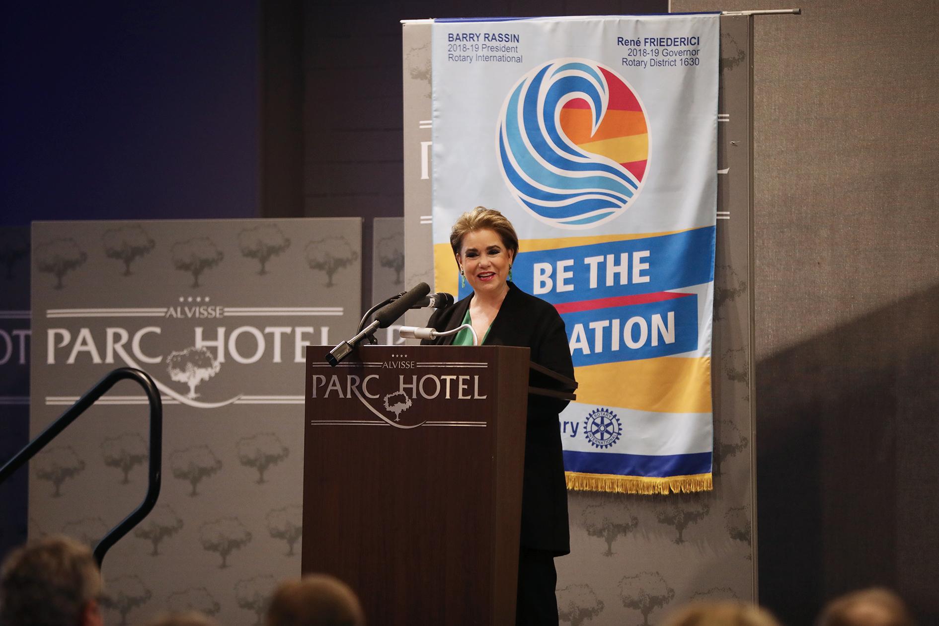 A cette occasion, S.A.R. la Grande-Duchesse a pris la parole pour présenter son initiative.
