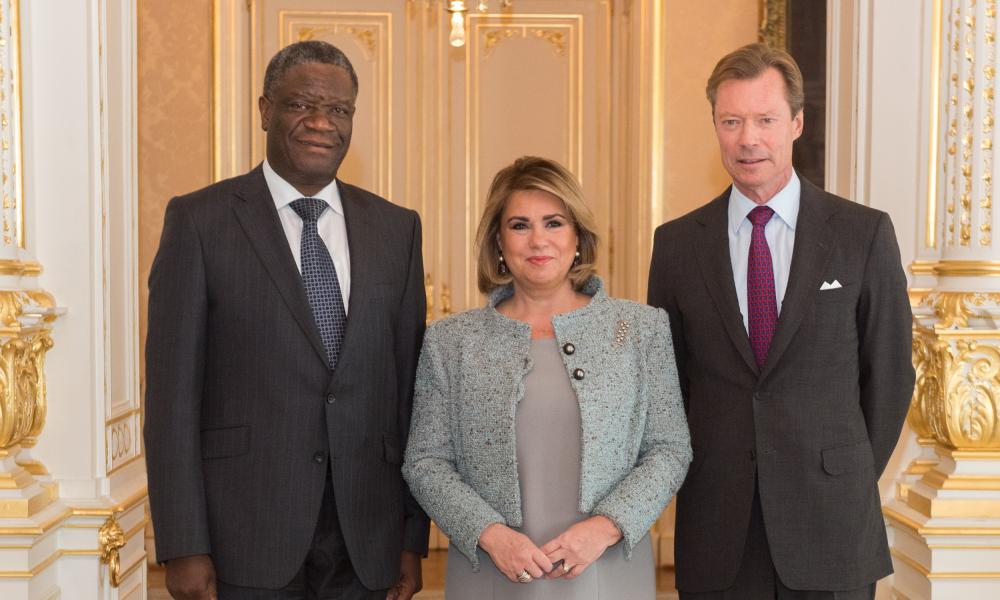 LL.AA.RR. le Grand-Duc et la Grande-Duchesse et Dr Mukwege