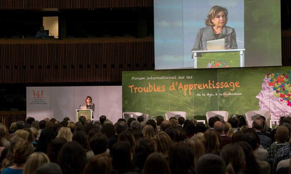 S.A.R. la Grande-Duchesse lors de son allocution