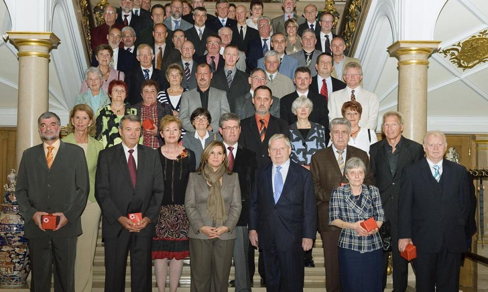 Audience pour des "donneurs de sang exceptionnels" de la Croix-Rouge